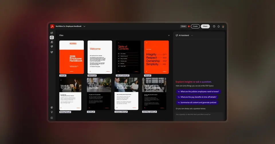 Adobe Acrobat, as pictured on adobe.com
