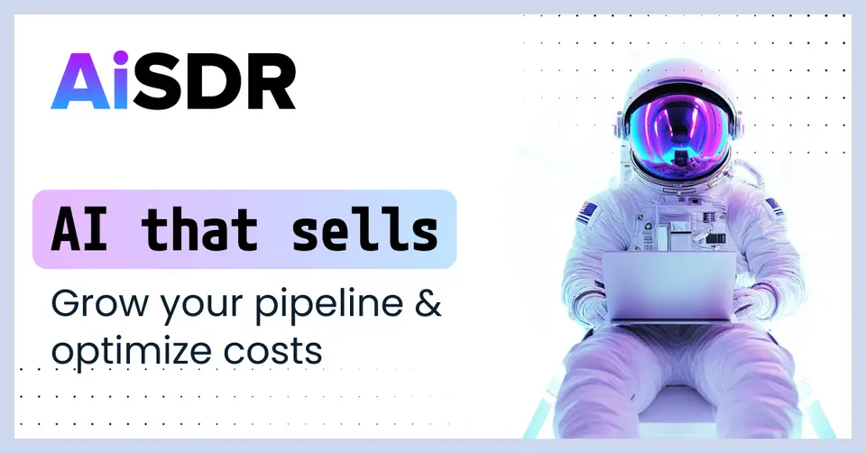 AiSDR, as pictured on aisdr.com