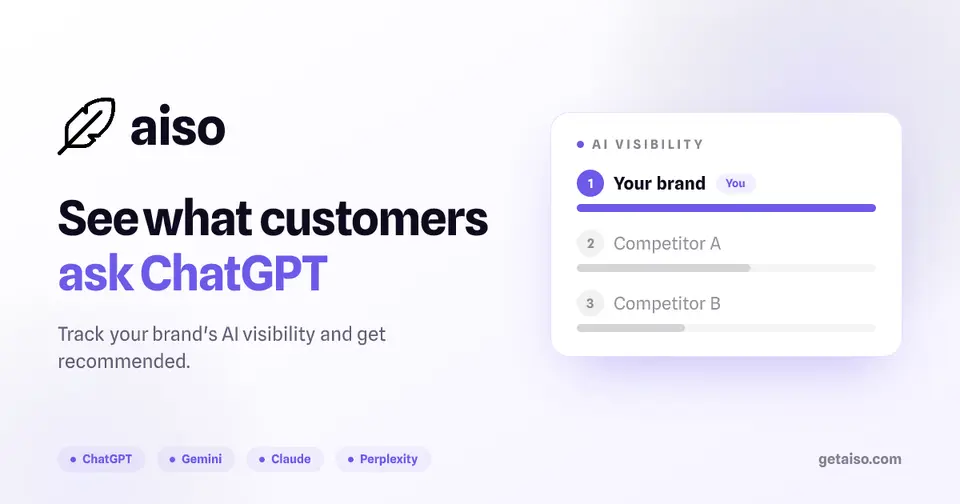 Aiso, as pictured on getaiso.com