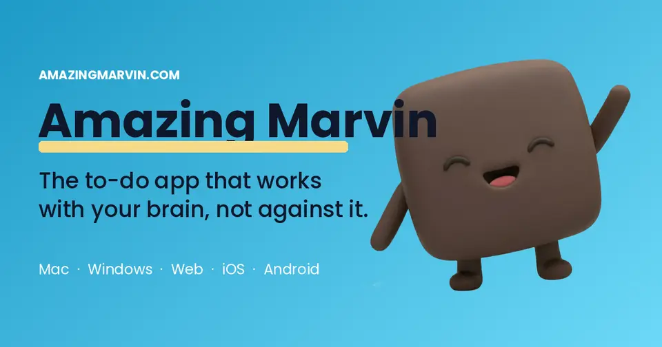 Amazing Marvin, as pictured on amazingmarvin.com