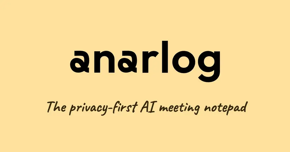 Anarlog, as pictured on anarlog.so