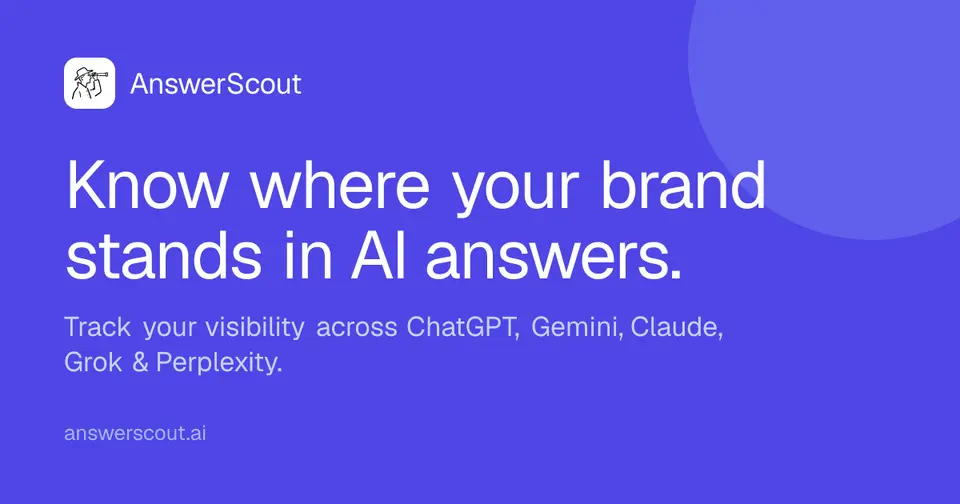 AnswerScout, as pictured on answerscout.ai