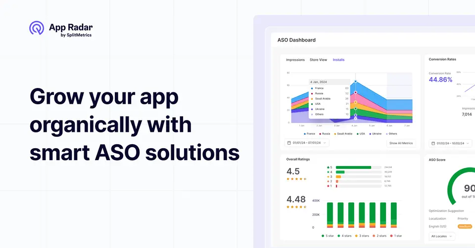 App Radar, as pictured on appradar.com