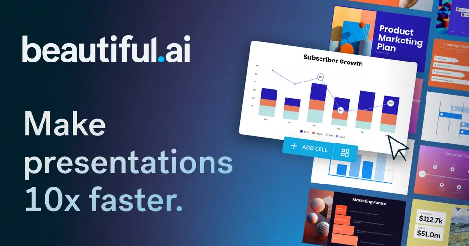 Beautiful.ai, as pictured on beautiful.ai