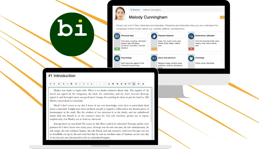 bibisco, as pictured on bibisco.com