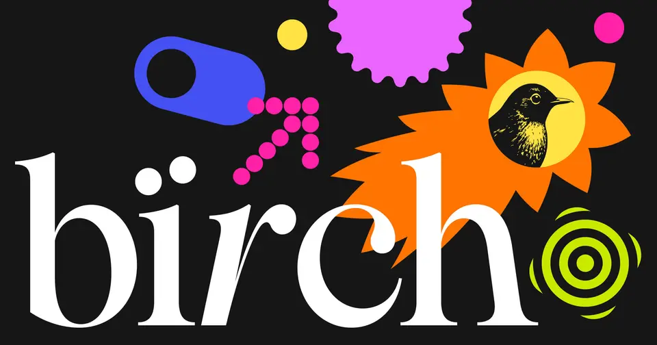 Birch, as pictured on bir.ch