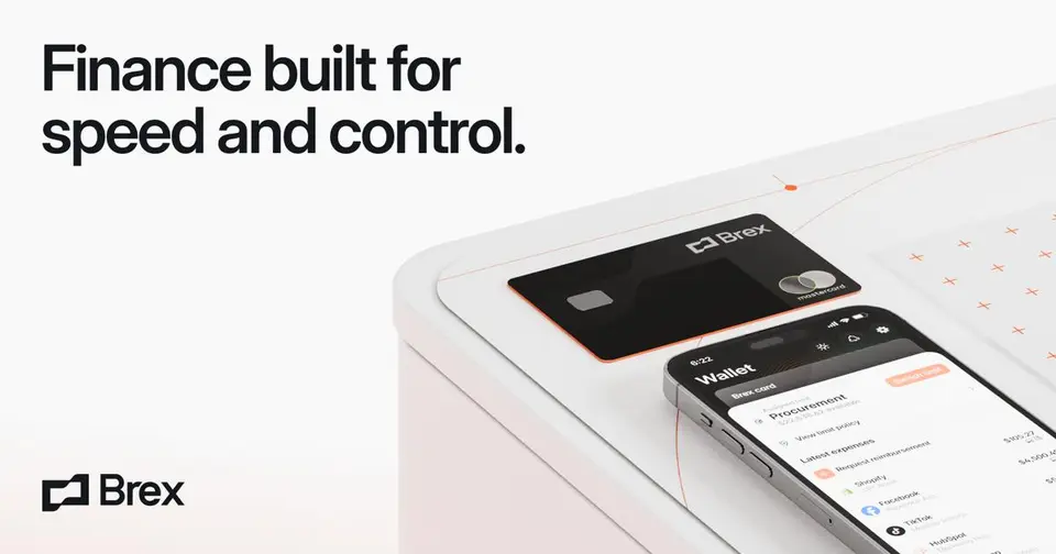 Brex, as pictured on brex.com