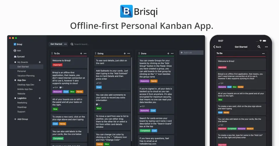Brisqi, as pictured on brisqi.com