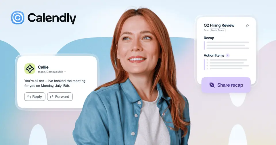 Calendly, as pictured on calendly.com