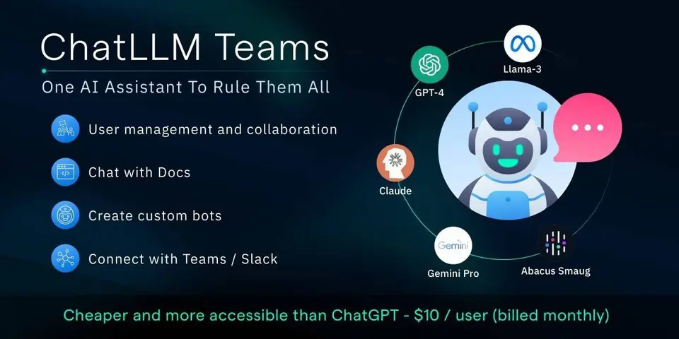 ChatLLM, as pictured on chatllm.abacus.ai