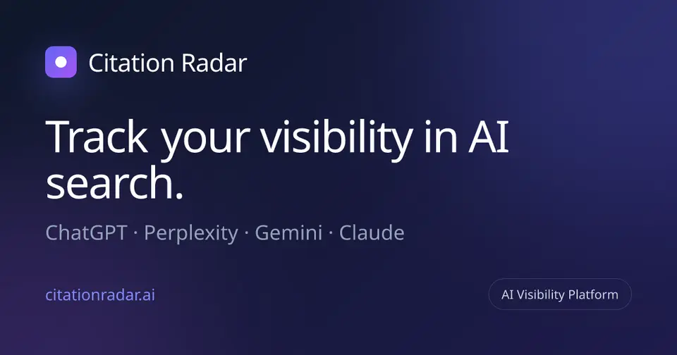 Citation Radar, as pictured on citationradar.ai