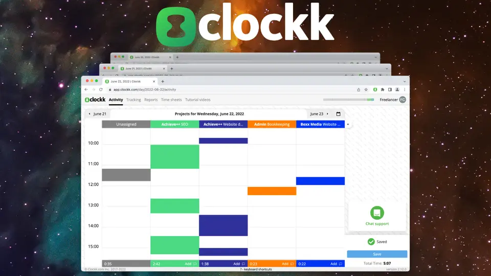 Clockk, as pictured on clockk.com