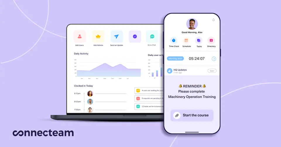 Connecteam, as pictured on connecteam.com