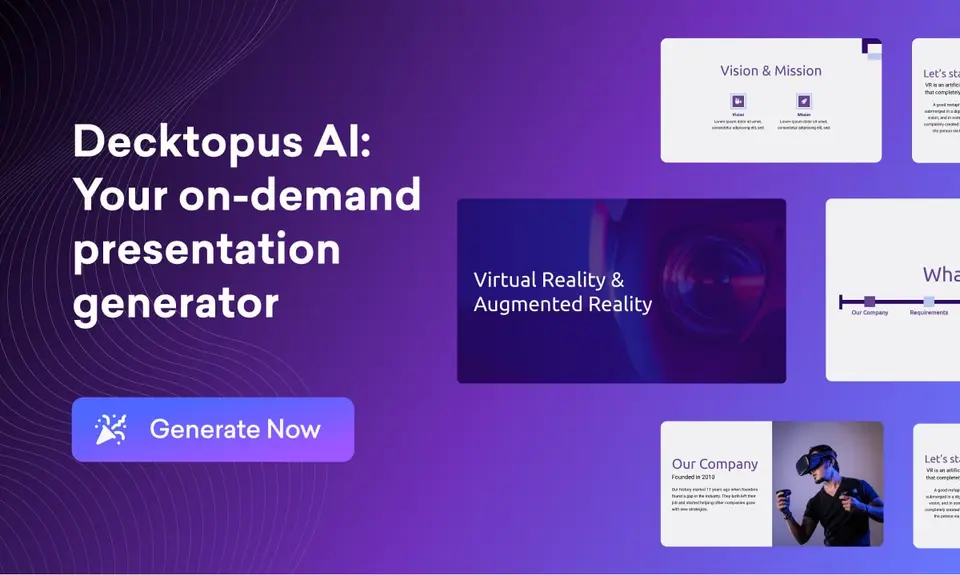 Decktopus, as pictured on decktopus.com