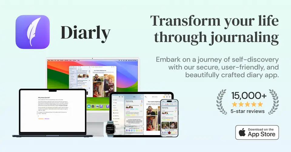 Diarly, as pictured on diarly.app