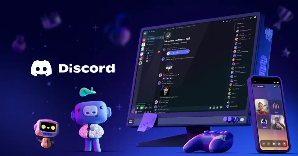 Discord, as pictured on discord.com