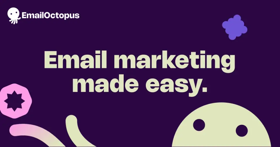 EmailOctopus, as pictured on emailoctopus.com