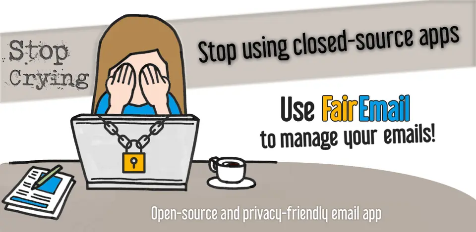 FairEmail, as pictured on email.faircode.eu