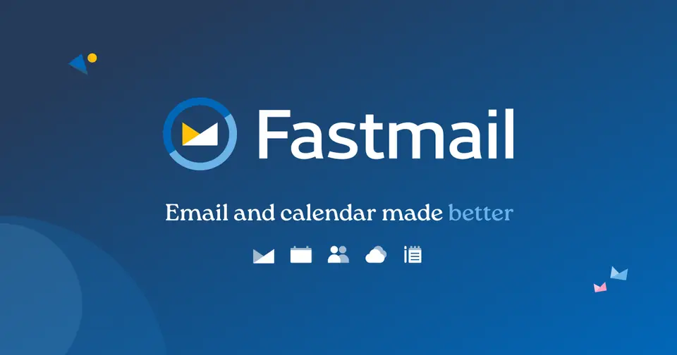 Fastmail, as pictured on fastmail.com