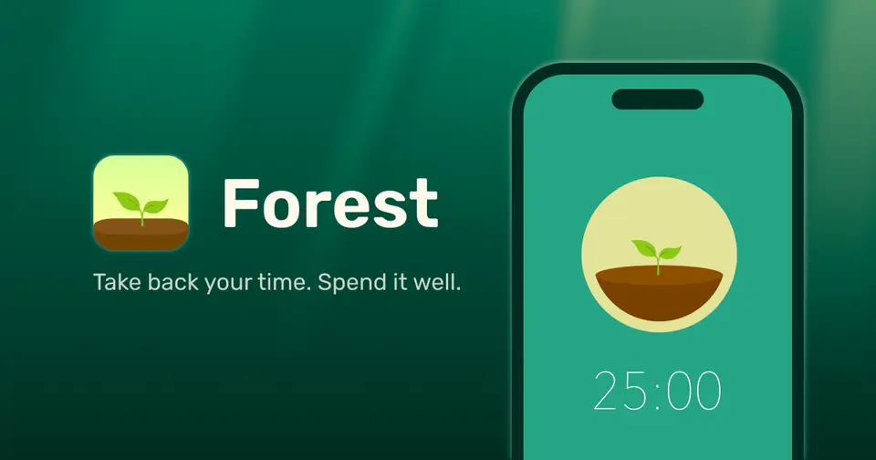 Forest, as pictured on forestapp.cc