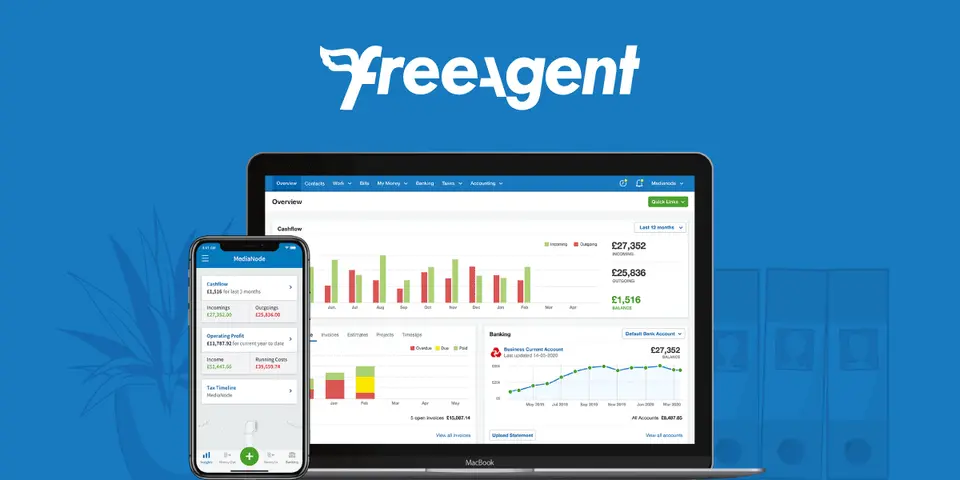 FreeAgent, as pictured on freeagent.com
