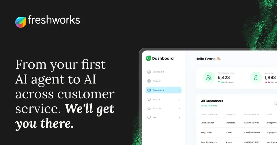 Freshdesk, as pictured on freshworks.com
