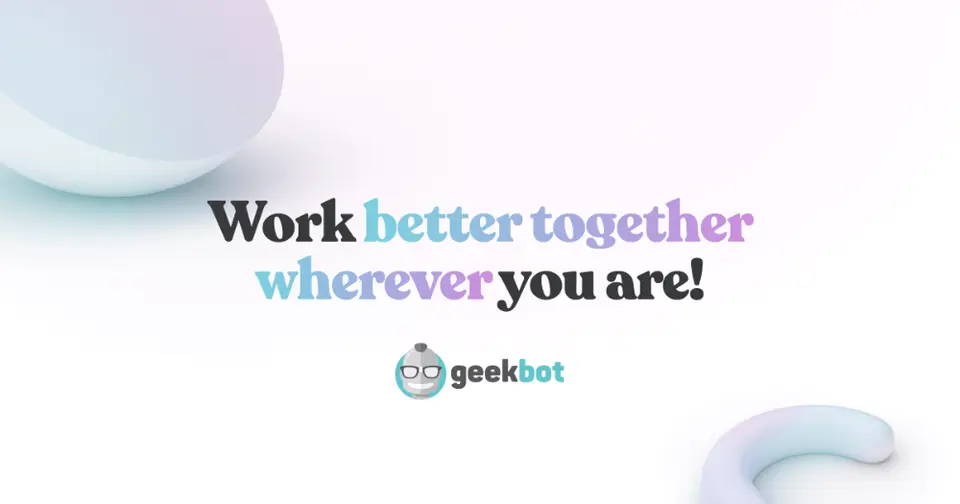 Geekbot, as pictured on geekbot.com