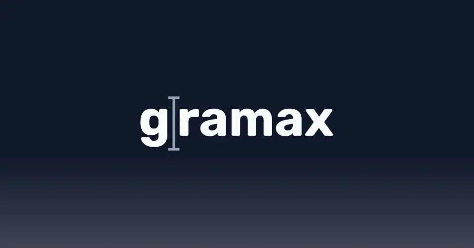 Gramax, as pictured on gram.ax