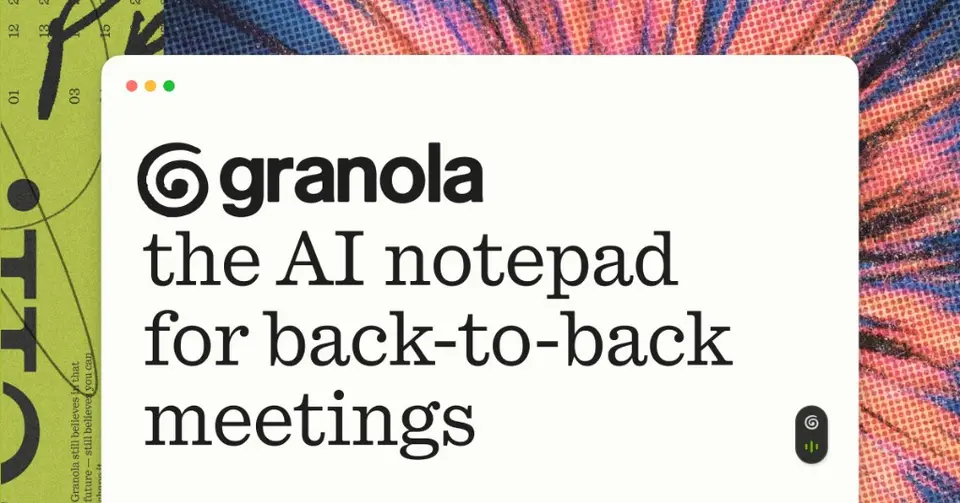 Granola, as pictured on granola.ai