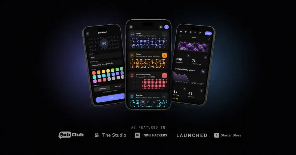 HabitKit, as pictured on habitkit.app
