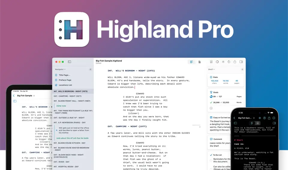 Highland Pro, as pictured on quoteunquoteapps.com