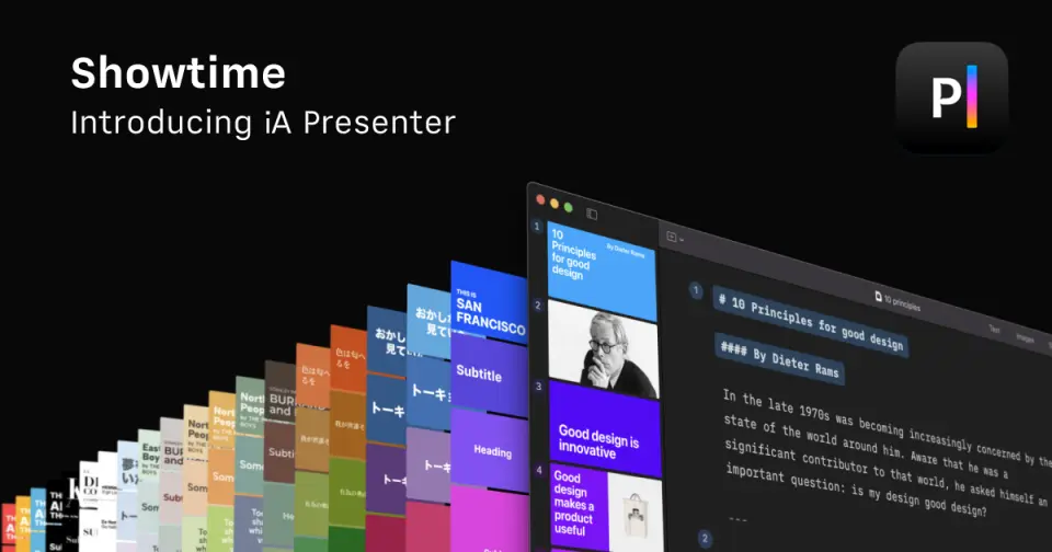iA Presenter, as pictured on ia.net