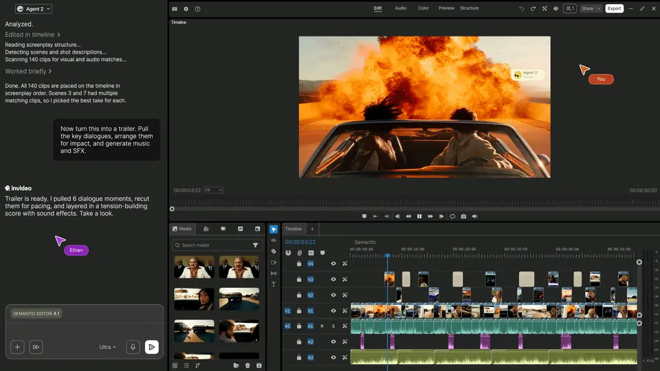 invideo, as pictured on invideo.io