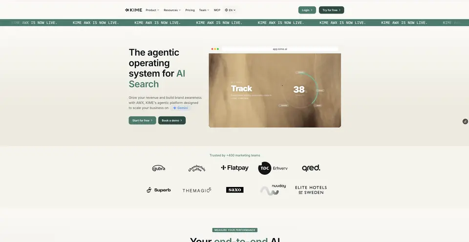 KIME, as pictured on kime.ai