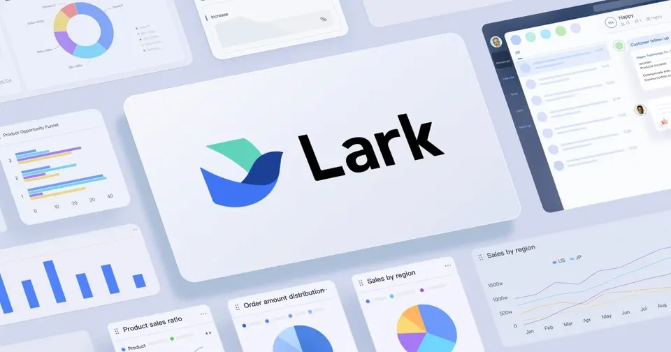 Lark, as pictured on larksuite.com