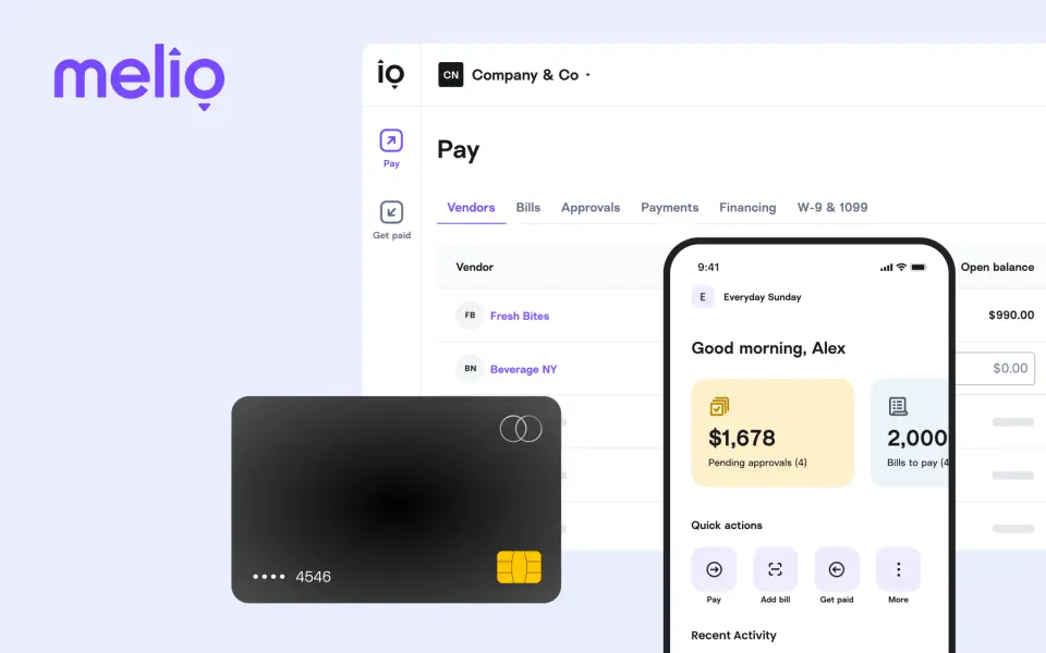 Melio, as pictured on melio.com