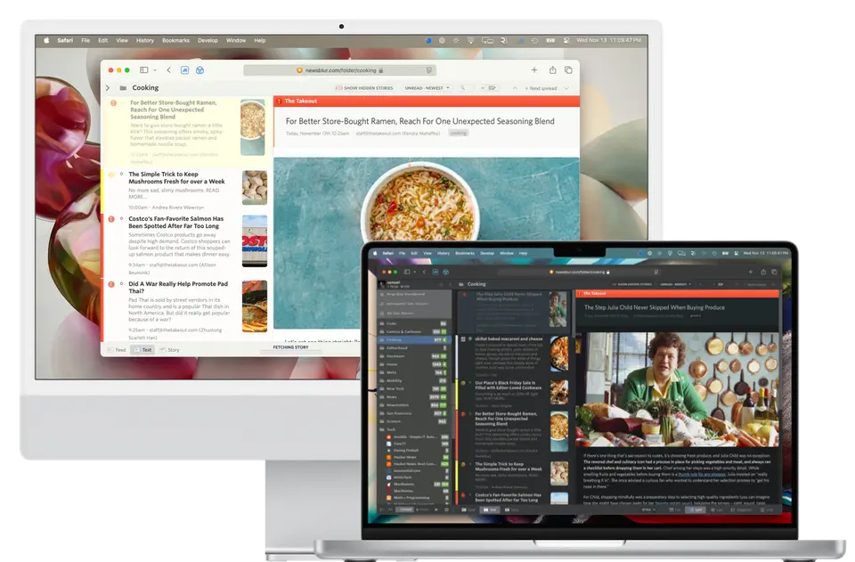 NewsBlur, as pictured on newsblur.com