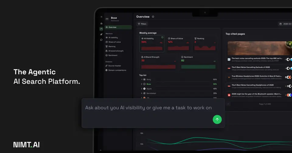 Nimt.ai, as pictured on nimt.ai