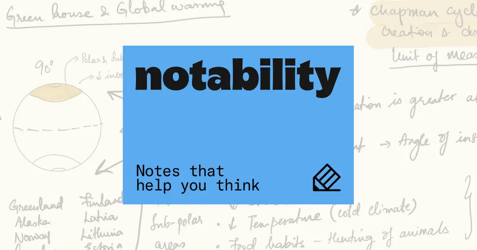 Notability, as pictured on notability.com
