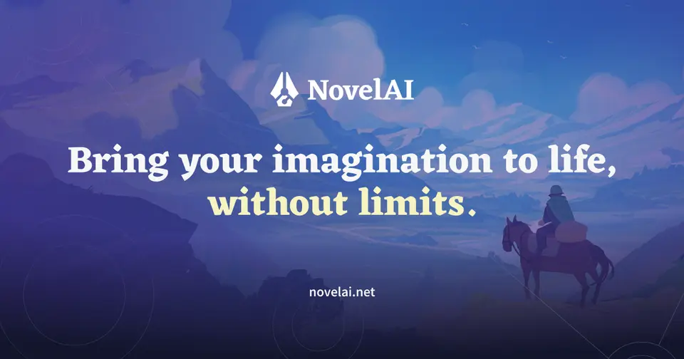 NovelAI, as pictured on novelai.net