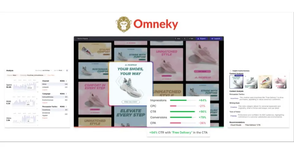 Omneky, as pictured on omneky.com
