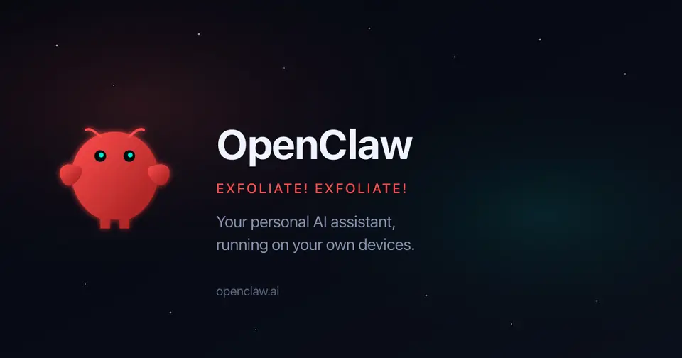 OpenClaw, as pictured on openclaw.ai
