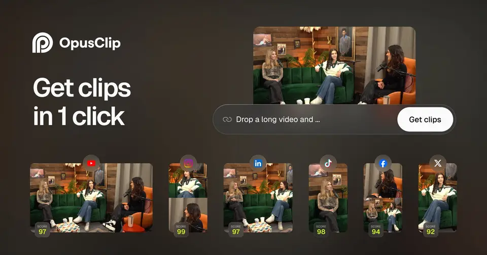 OpusClip, as pictured on opus.pro