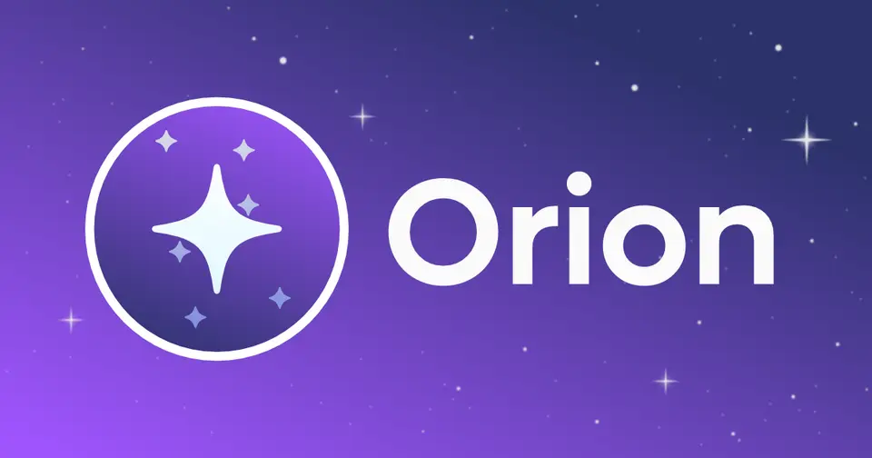 Orion, as pictured on orionbrowser.com