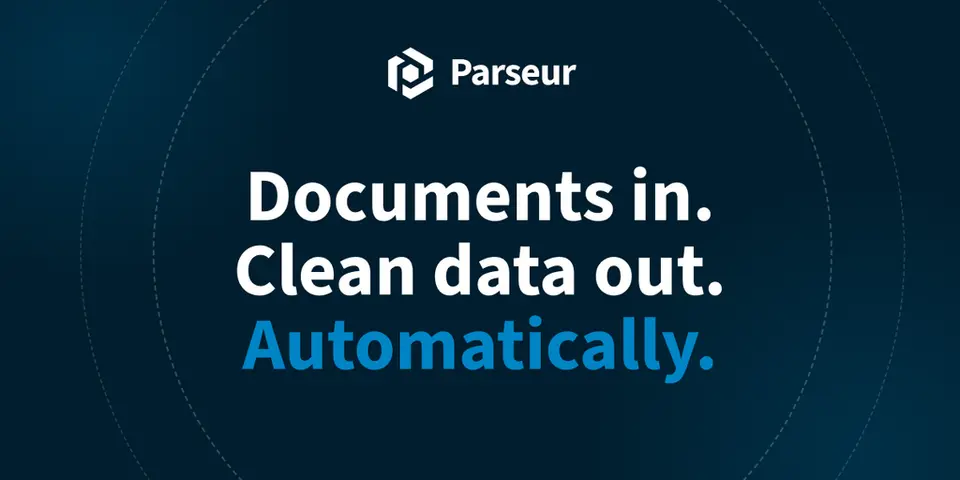 Parseur, as pictured on parseur.com
