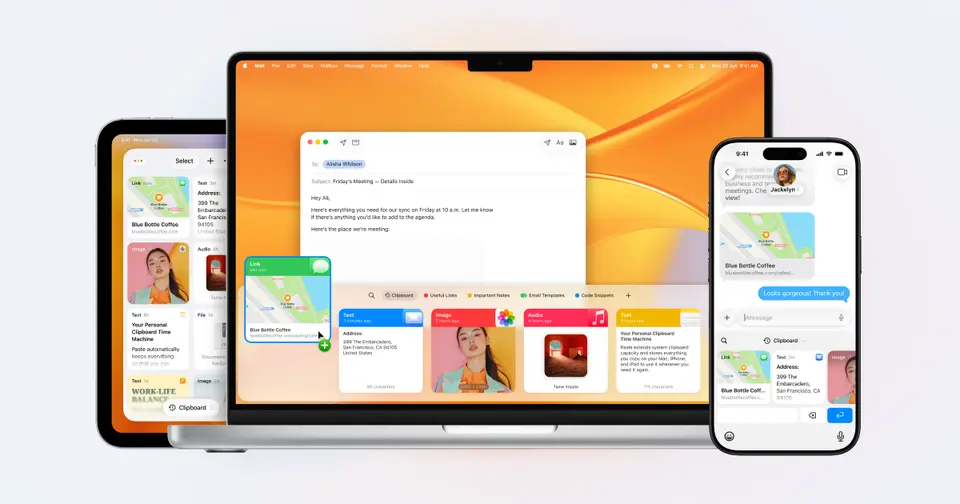 Paste, as pictured on pasteapp.io