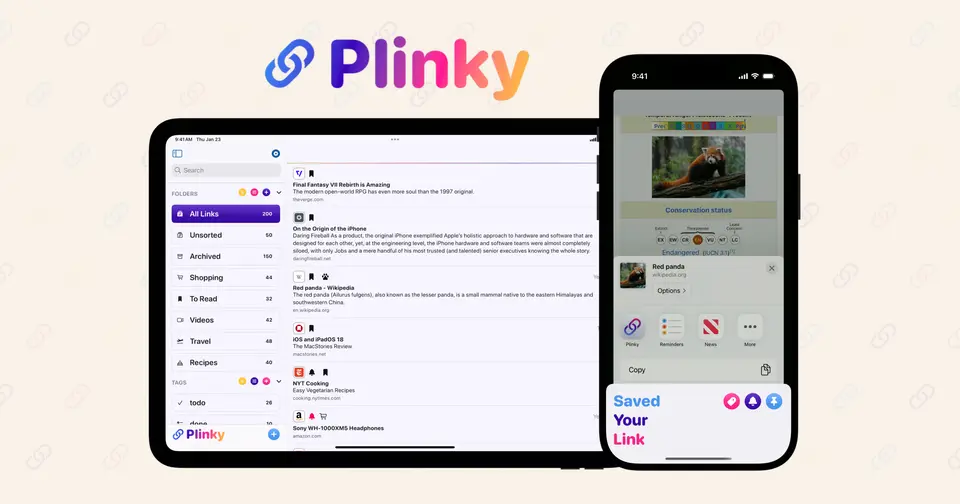Plinky, as pictured on plinky.app