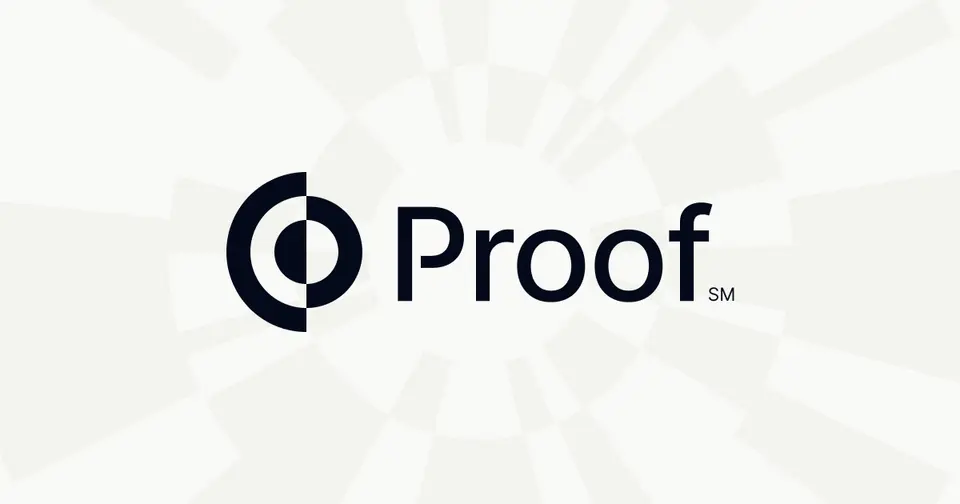 Proof, as pictured on proof.com
