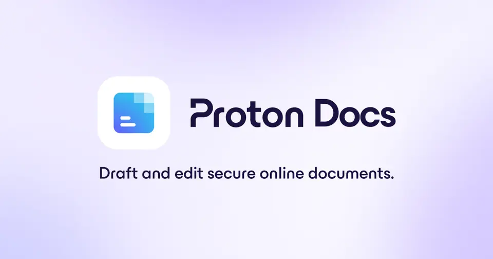 Proton Docs, as pictured on proton.me