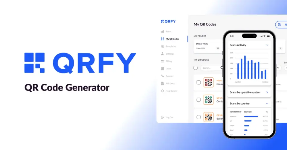 QRFY, as pictured on qrfy.com